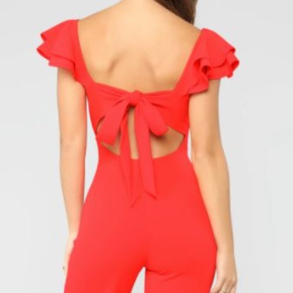 Fashionova Coral Jumpsuit - Picture 2 of 4